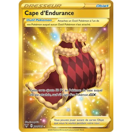 Carte Pokemon - Voltage Eclatant - Cape D'endurance 200/185 (Etat:NM)