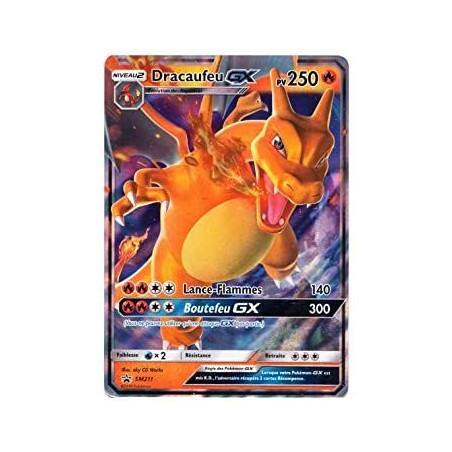 Carte Pokemon - Promo SL - Dracaufeu GX SM211 - Good - FR