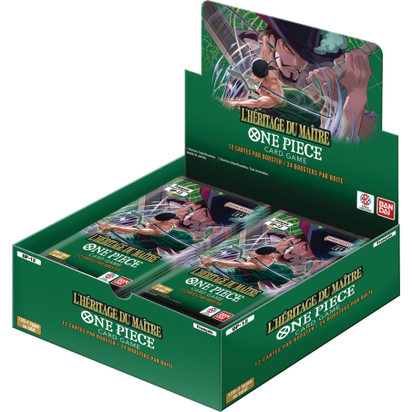 Display One piece - OP12 - L'Heritage du maitre FR (sceller)
