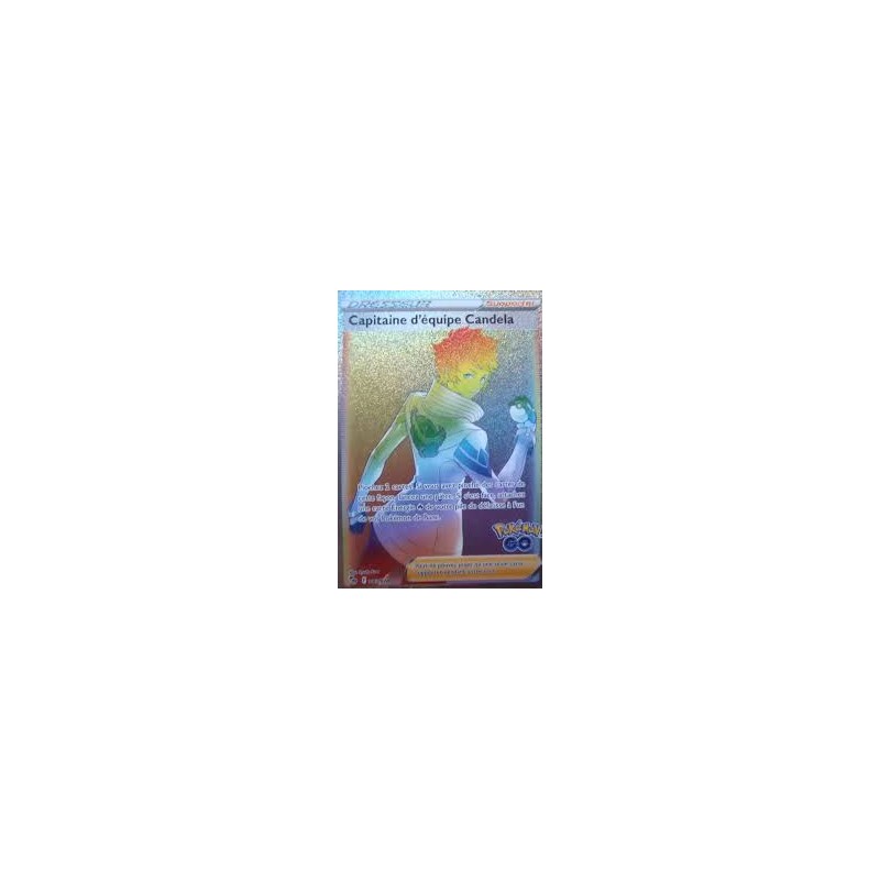Carte Pokémon - Pokemon GO - Capitaine d'équipe Candela 083/078 (État : EX) FR