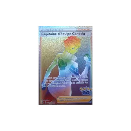 Carte Pokémon - Pokemon GO - Capitaine d'équipe Candela 083/078 (État : EX) FR