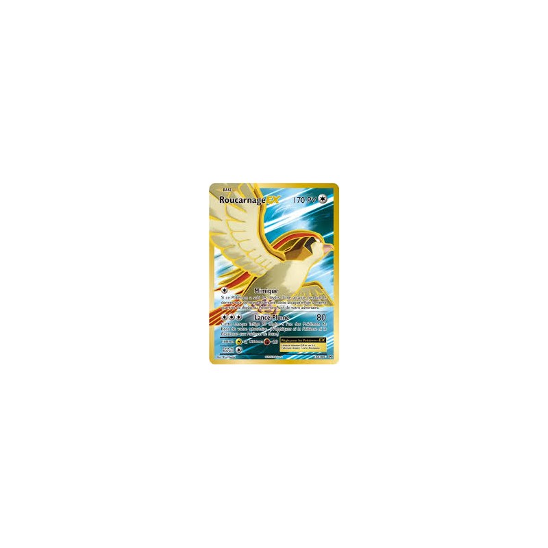 Carte Pokémon - Roucarnage EX 104/108  Évolutions (Etat: GD)