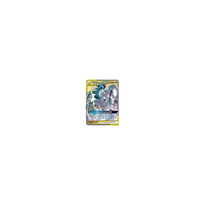 carte Pokémon 156/236 Arceus, Dialga & Palkia GX (Escouade) SL12 - Soleil et Lune - Eclipse Cosmique