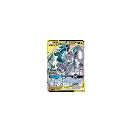 carte Pokémon 156/236 Arceus, Dialga & Palkia GX (Escouade) SL12 - Soleil et Lune - Eclipse Cosmique