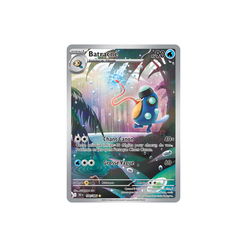 Carte Pokemon Batracné Ar 104/086 Foudre Noire EV10.5