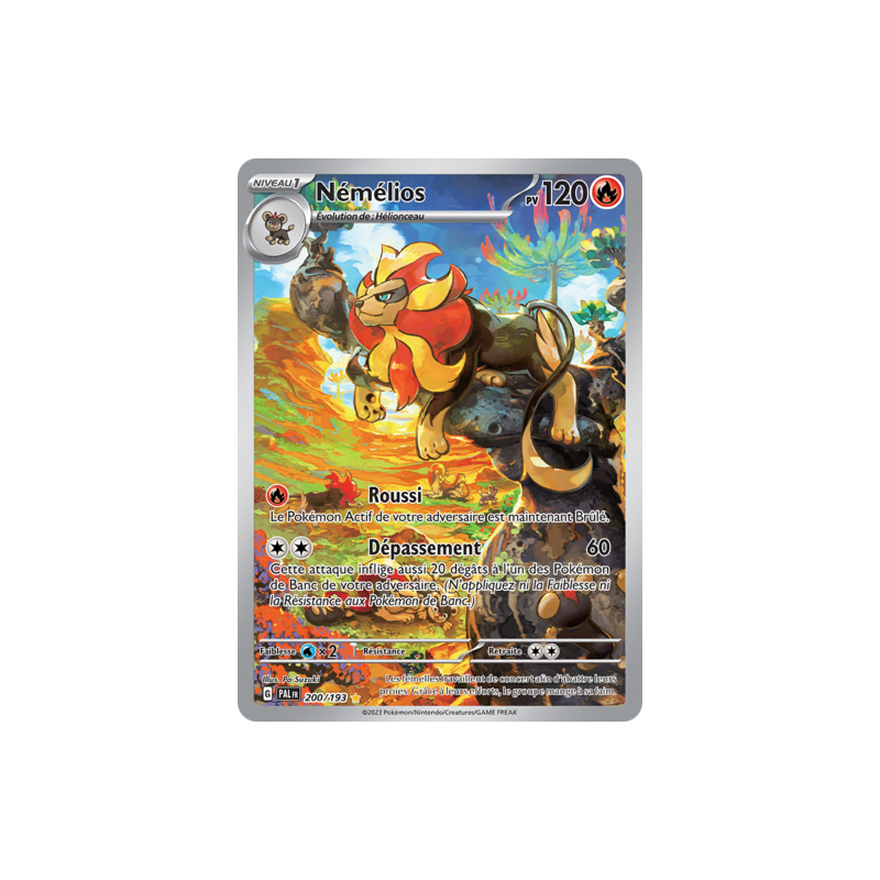 Carte Pokémon Némélios 200/193 PAL Ecarlate Violet Evolutions à Paldea