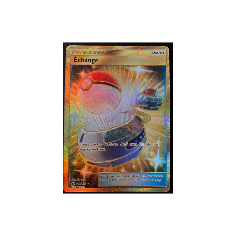 Carte Pokémon : Echange 160/149 Soleil & Lune