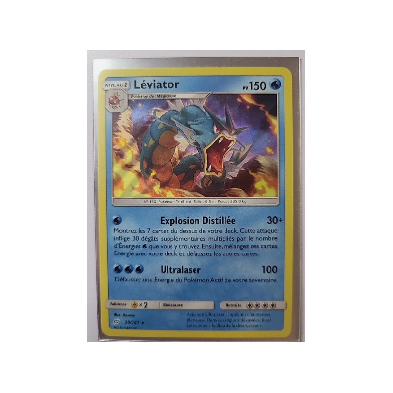 Carte Pokémon Léviator 30/181 Holo Soleil Et Lune SL9 Duo de Choc