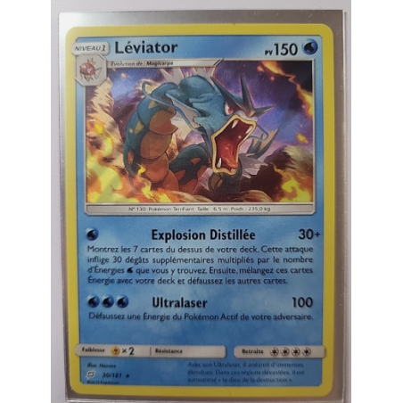 Carte Pokémon Léviator 30/181 Holo Soleil Et Lune SL9 Duo de Choc