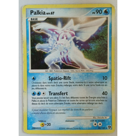 Carte Pokémon Palkia Lv.67 26/95 Holo – Duels au Sommet (GE) FR