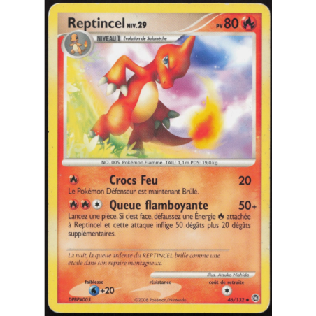Carte Pokémon Reptincel 46/132 Merveilles Secrètes