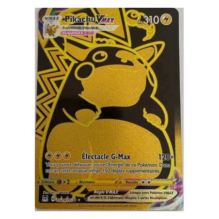 carte pokemon PIKACHU Vmax GOLD TG29/TG30 Epée et Bouclier 11 EB11NM FR