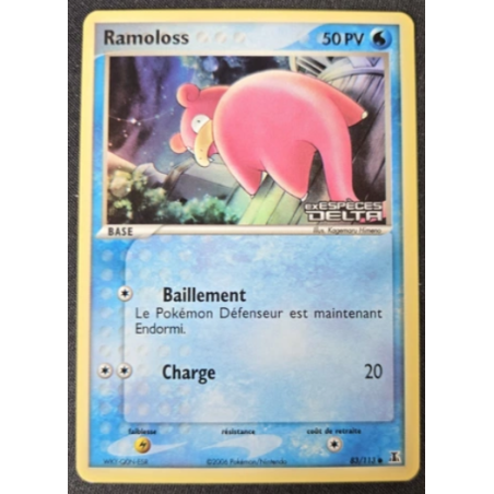 Carte Pokémon - Ramoloss Reverse 83/113 - Espèces Delta NM FR