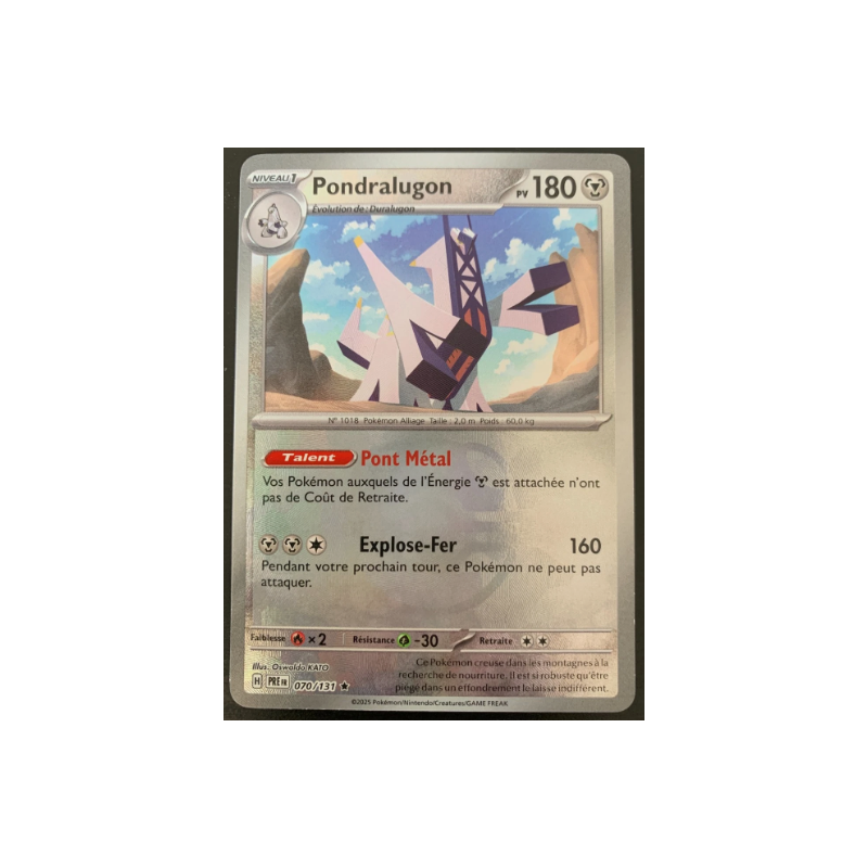 Carte Pokémon : Pondralugon 070/131 MASTERBALL Evolutions Prismatiques FR