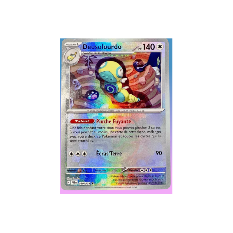 Carte Pokémon – Deusolourdo Masterball 080/131 – EV8.5 Prismatic Evolutions (État : NM) – FR