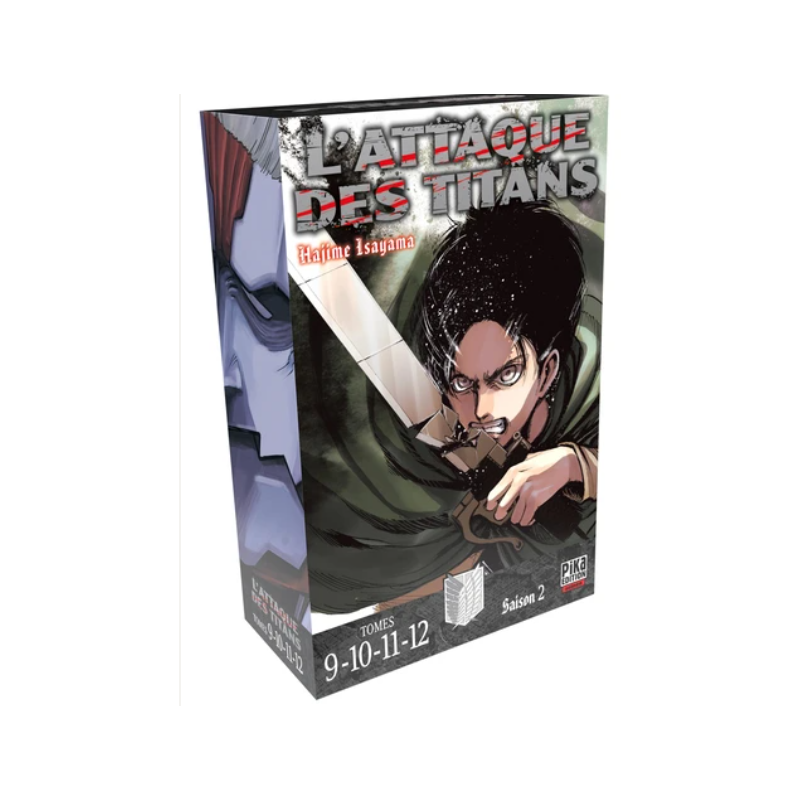 L'attaque des titans Tomes 9 à 12 Coffret en 4 volumes