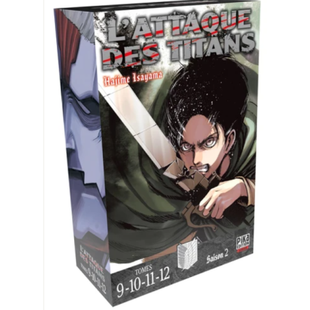 L'attaque des titans Tomes 9 à 12 Coffret en 4 volumes