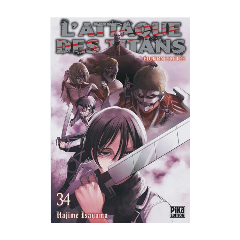L'attaque des titans Tome 34 - édition limitée