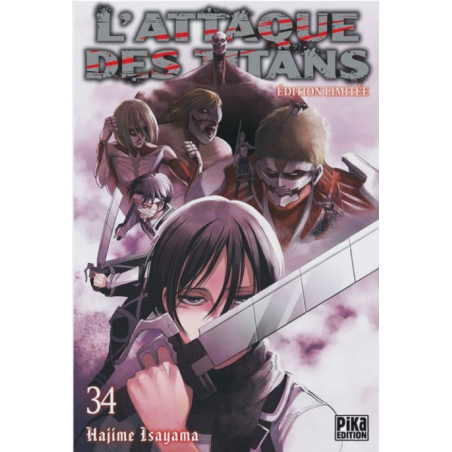 L'attaque des titans Tome 34 - édition limitée