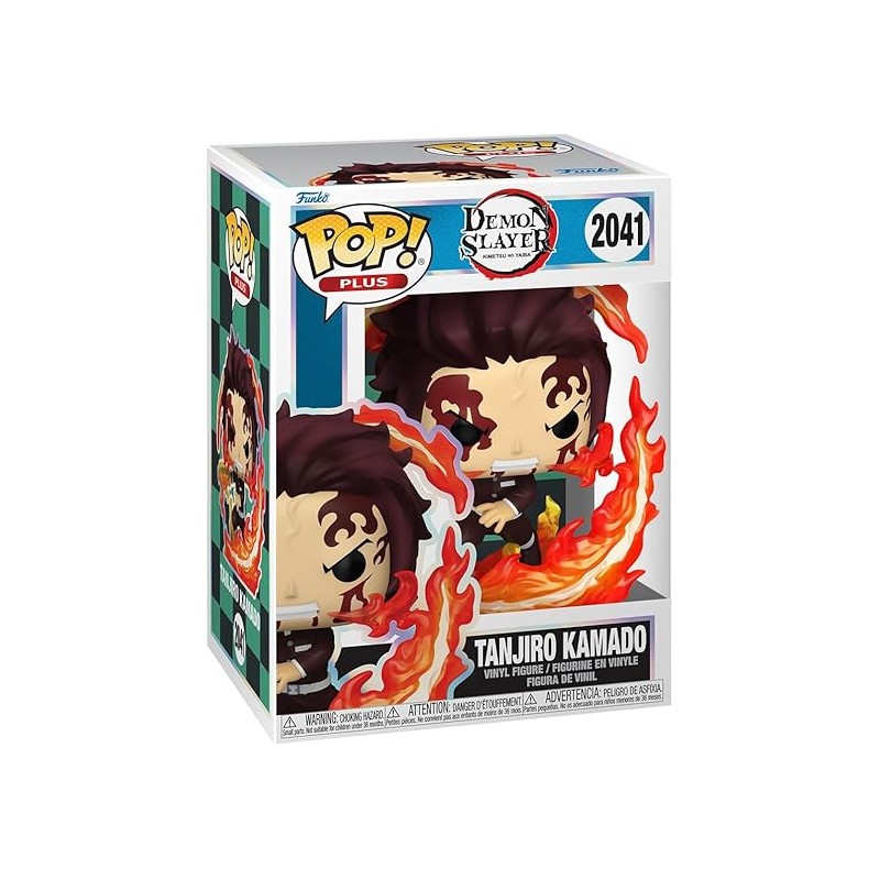 Funko Pop! Plus: Demon Slayer - Tanjiro Kamado - (Dancing Flash)- Figurine en Vinyle
