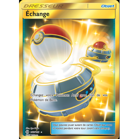 Carte Pokémon – Échange 160/149 – Soleil & Lune (État : NM) – FR