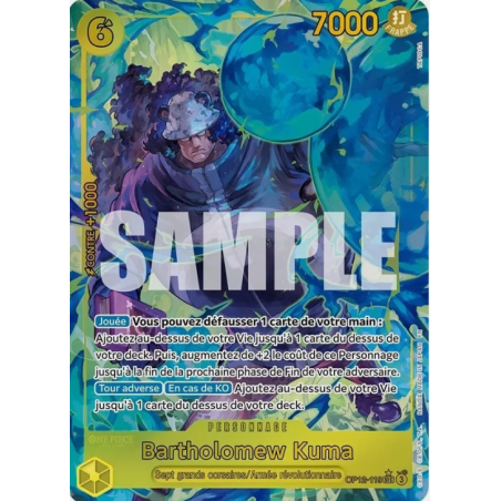 Carte One Piece - Bartholomew Kuma (OP12-119) (V.2)