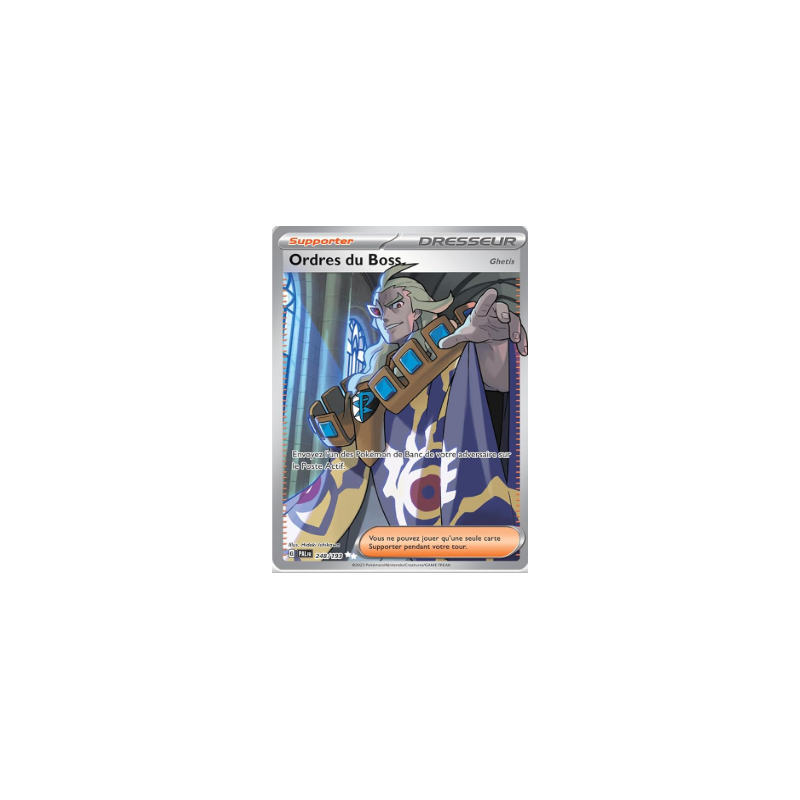 Carte Pokemon - ordre du boss - 248-193 - EV-02 Évolutions à Paldea PL FR