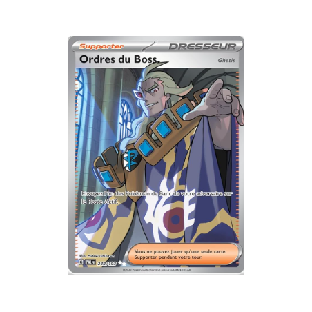 Carte Pokemon - ordre du boss - 248-193 - EV-02 Évolutions à Paldea PL FR