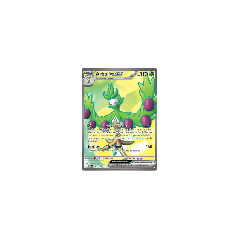 Carte Pokemon - Arboliva EX - 207/182 - EV10 Rivalités Destinées -NM FR