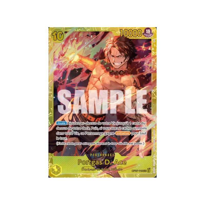 Carte One piece - Portgas D. Ace - (OP07-119) - (V.2)