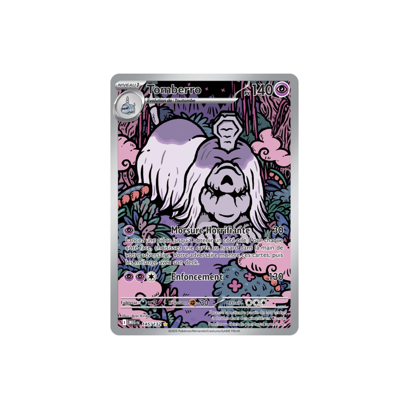 Carte Pokemon - Tomberro -145/132 - ME01- Méga évolution NM FR