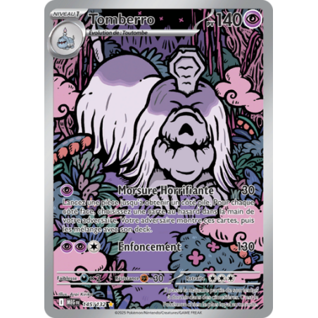 Carte Pokemon - Tomberro -145/132 - ME01- Méga évolution NM FR
