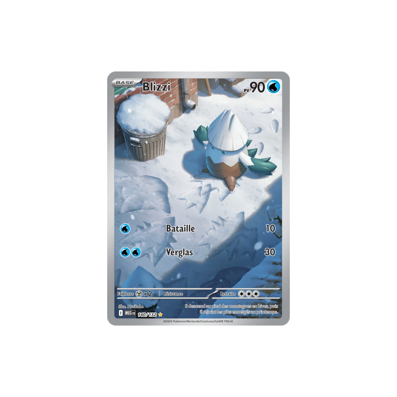 Carte Pokemon Blizzi - 140/132 - ME01Méga Evolution - NM FR