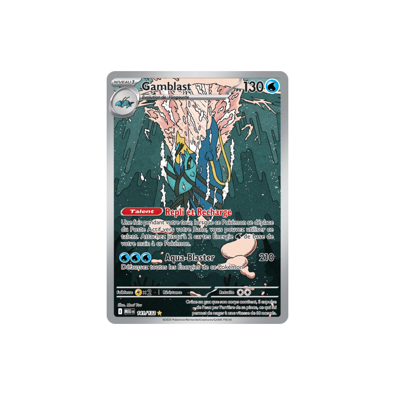 Carte Pokemon Gamblast - 141/132 - ME01Méga Evolution - NM FR