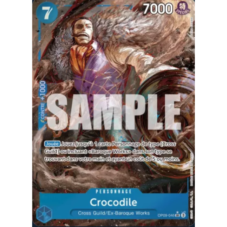 Carte One Piece -Crocodile - (OP09-046) - (V.2)