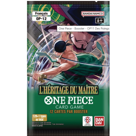 Booster One Piece - OP12 - L'Héritage du maitre - Fr