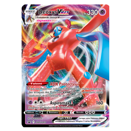 Carte Pokémon - Deoxys Vmax - SWSH267 - Promo Epée et Bouclier - NM - FR