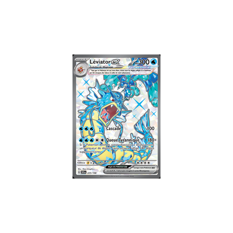 Carte Pokémon - Léviator ex - 225/198 - EV01 Écarlate et Violet - NM - FR