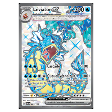 Carte Pokémon - Léviator ex - 225/198 - EV01 Écarlate et Violet - NM - FR