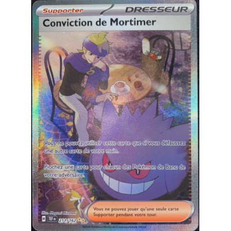 Carte Pokemon - Conviction de Mortimer - 211/162 EV05 - Forces Temporelles - NM FR