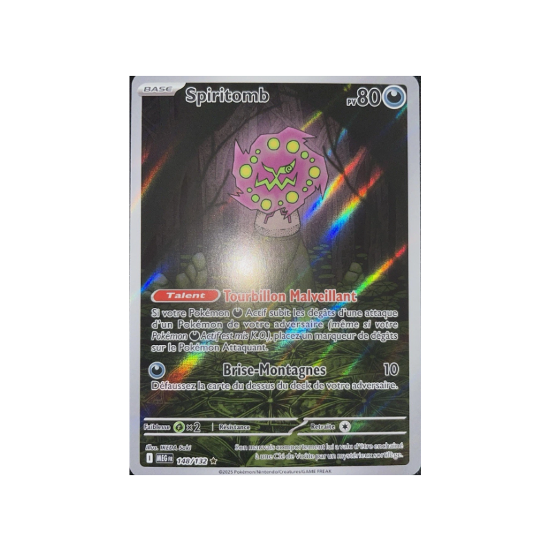 Carte Pokemon Spiritomb - 148/132 - ME01 Méga Évolution NM FR
