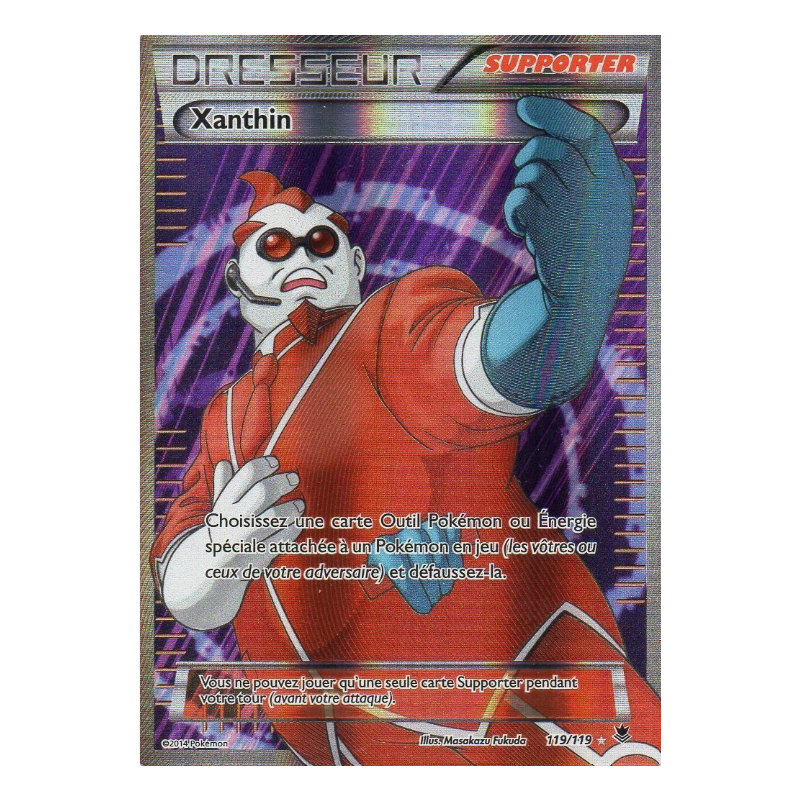 Carte Pokémon - Xanthin 119/119 - XY Vigueur Spectrale - NM FR