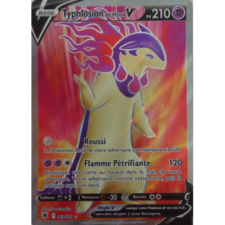 Carte Pokémon - Typhlosion de Hisui V - 169/189 - EB10 Astres Radieux NM FR
