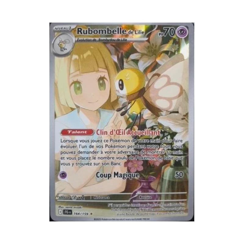 Carte Pokemon - Rubombelle De Lilie 164/159 - EV9 Aventures Ensemble NM FR