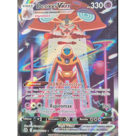 Carte Pokémon - Deoxys VMAX - GG45/GG70 - EB12.5 Zénith Suprême NM FR