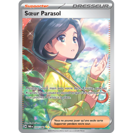Carte Pokémon – Sœur Parasol 255/182 – EV4 Faille Paradoxe (État : NM) - FR