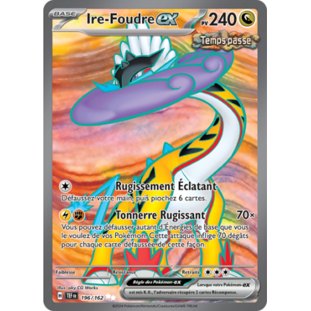 Carte Pokémon - Ire-Foudre Ex 196/162 - EV5 Forces Temporelles NM FR