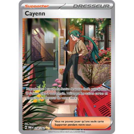 Carte Pokemon - Cayenn 258/182 - EV4 Faille Paradoxe NM FR