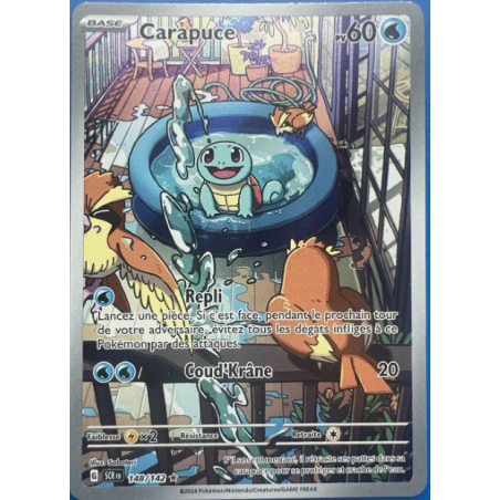 Carte Pokémon - Carapuce - 148/142 - EV07 - Courrone Stellaire NM FR