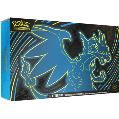 Coffret Ultra Premium Pokémon ME02 Flammes Fantasmagoriques – Méga-Dracaufeu X-ex – 18 Boosters – FR Scellé